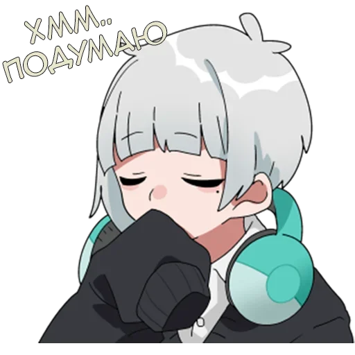 🧐 Стикер «Мио кун» для Telegram