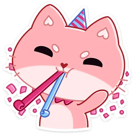 🥳 Стикер «Мео» для Telegram