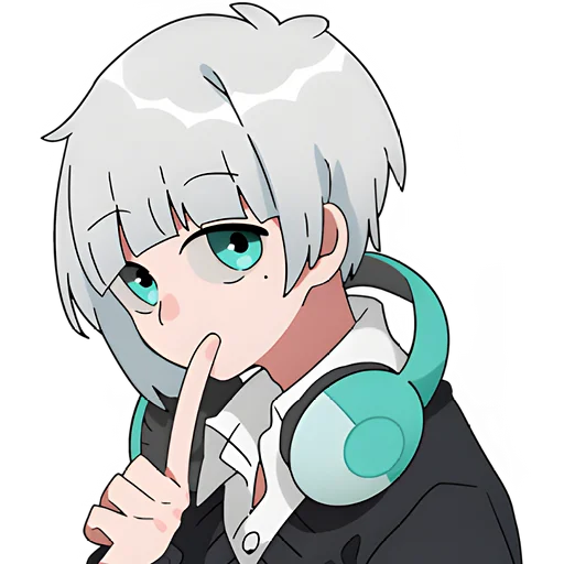 🤫 Стикер «Мао и Мио» для Telegram