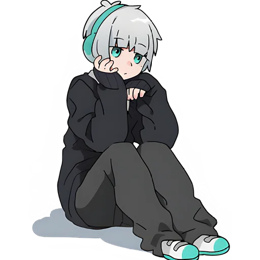 ☹️ Стикер «Мао и Мио» для Telegram
