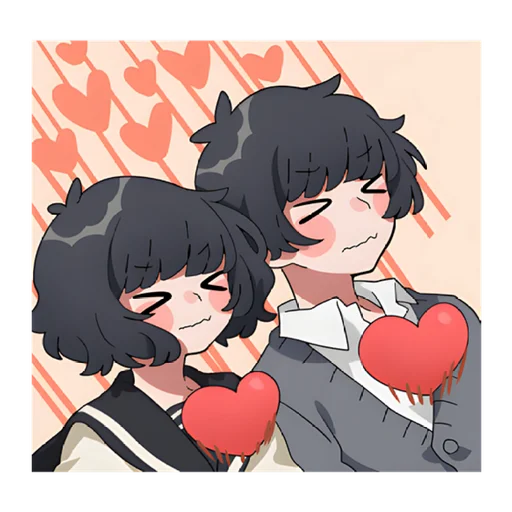 💘 Стикер «Мао и Мио» для Telegram