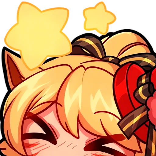 🌟 Стикер «Miqo&;te Static» для Telegram
