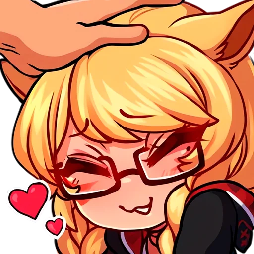 ❤️ Стикер «Miqo&;te Static» для Telegram