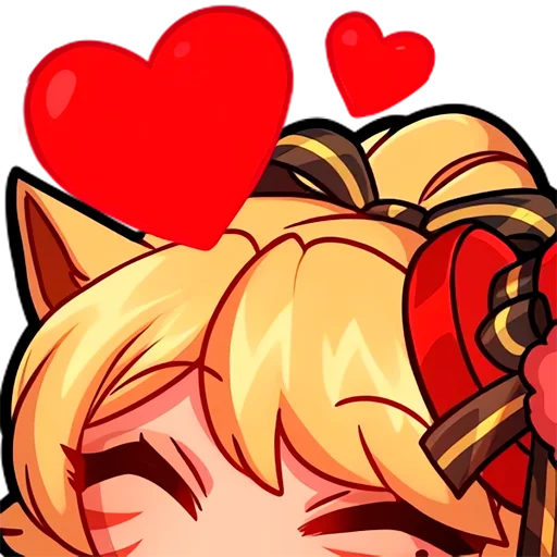 ❤️ Стикер «Miqo&;te Static» для Telegram