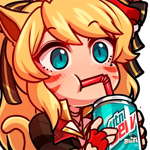 ☕️ Стикер «Miqo&;te Static» для Telegram