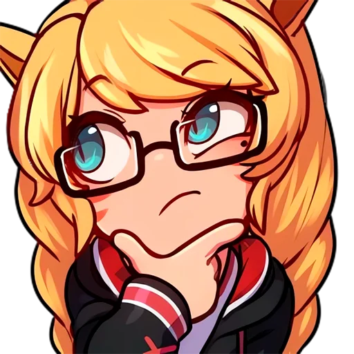 🤔 Стикер «Miqo&;te Static» для Telegram