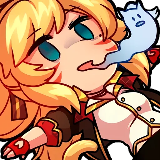 😵 Стикер «Miqo&;te Static» для Telegram