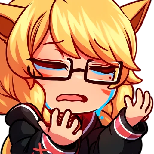 😭 Стикер «Miqo&;te Static» для Telegram