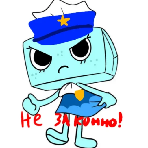 👮‍♀ Стикер «Тиска» для Telegram