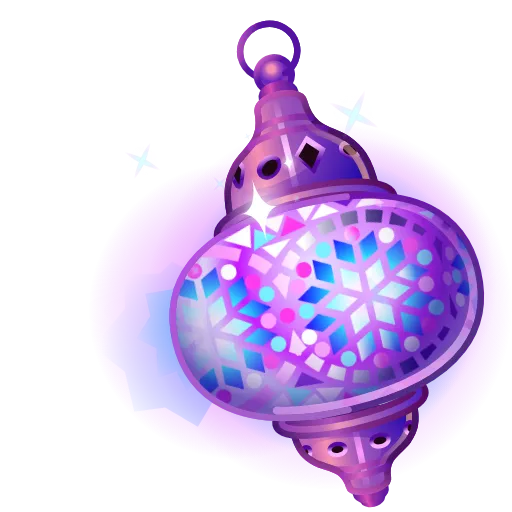 🕯 Стикер «Mirage Lamp - стикеры из новых нфт подарков» для Telegram
