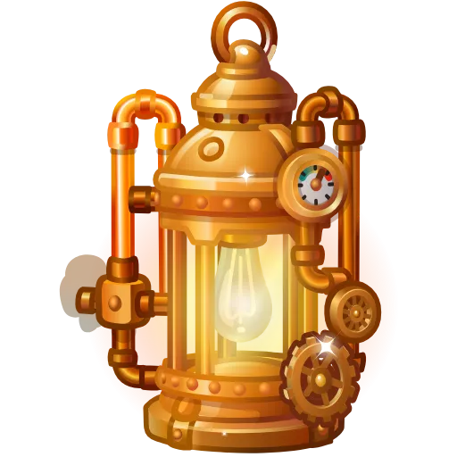 🕯 Стикер «Mirage Lamp - стикеры из новых нфт подарков» для Telegram