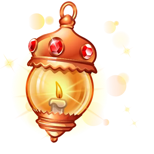 🕯 Стикер «Mirage Lamp - стикеры из новых нфт подарков» для Telegram
