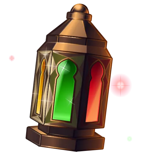 🕯 Стикер «Mirage Lamp - стикеры из новых нфт подарков» для Telegram