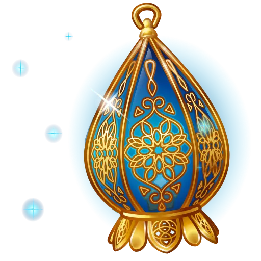 🕯 Стикер «Mirage Lamp - стикеры из новых нфт подарков» для Telegram