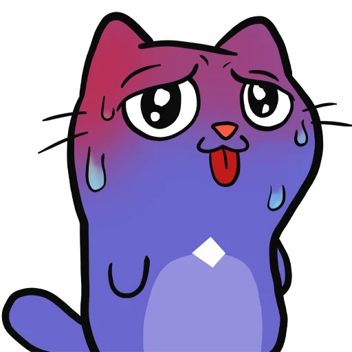 🥵 Стикер «Mirai Mascot» для Telegram