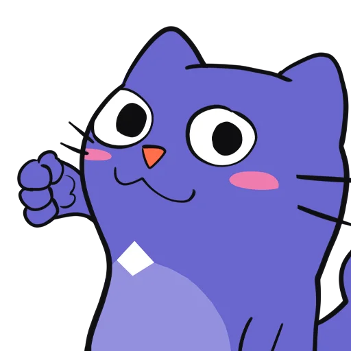 👍 Стикер «Mirai Mascot» для Telegram