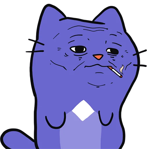 🚬 Стикер «Mirai Mascot» для Telegram
