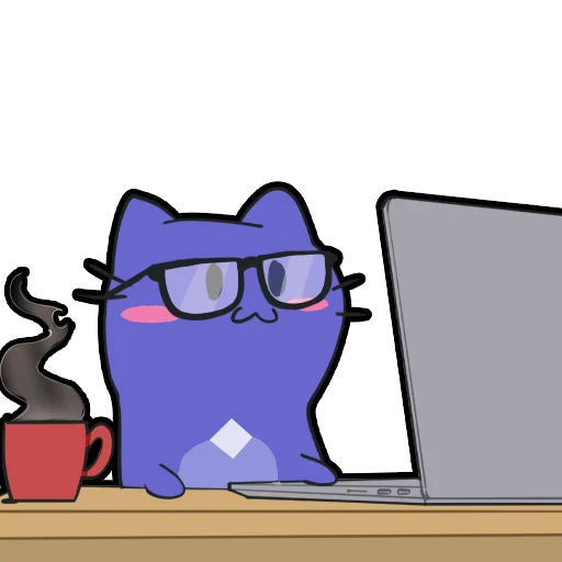 💻 Стикер «Mirai Mascot» для Telegram