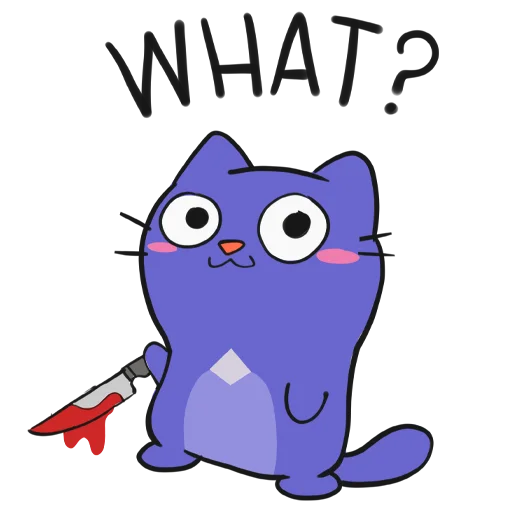 🔪 Стикер «Mirai Mascot» для Telegram