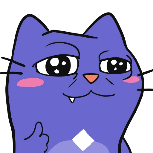 🥺 Стикер «Mirai Mascot» для Telegram