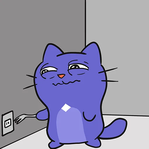 🔌 Стикер «Mirai Mascot» для Telegram