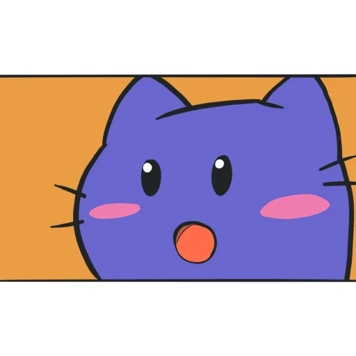 😮 Стикер «Mirai Mascot» для Telegram