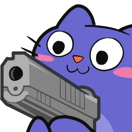 🔫 Стикер «Mirai Mascot» для Telegram