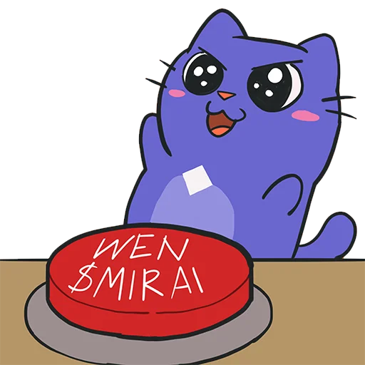 🚨 Стикер «Mirai Mascot» для Telegram
