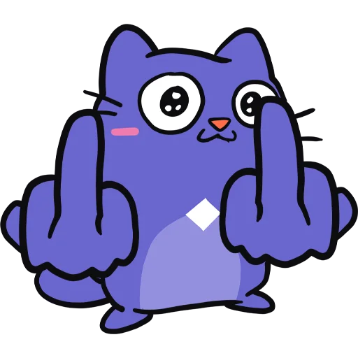 🖕 Стикер «Mirai Mascot» для Telegram