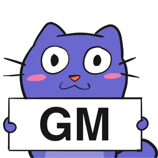 💜 Стикер «Mirai Mascot» для Telegram