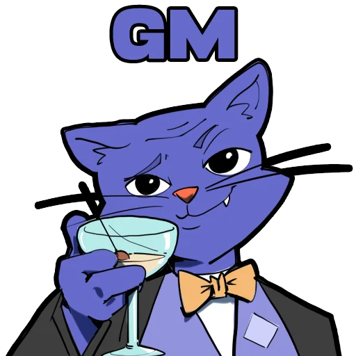 🥂 Стикер «Mirai Mascot» для Telegram