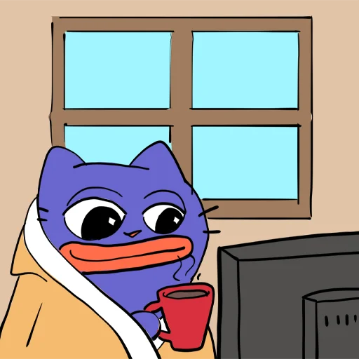 ☕️ Стикер «Mirai Mascot» для Telegram