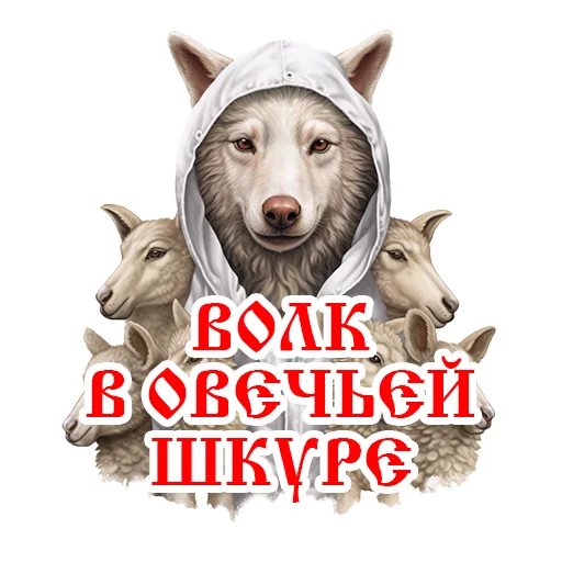 🐺 Стикер «Православие Миряне» для Telegram