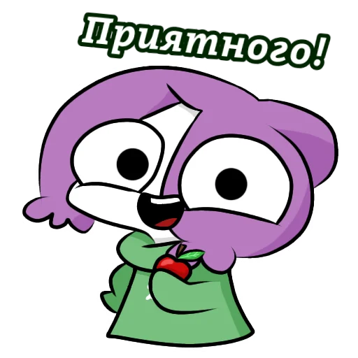 🍏 Стикер «Мирби» для Telegram