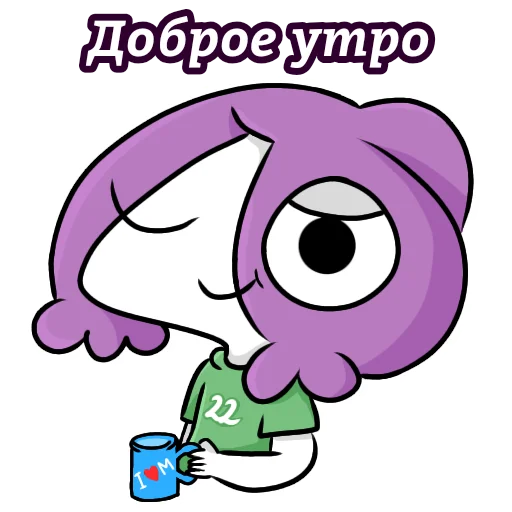 ☕️ Стикер «Мирби» для Telegram