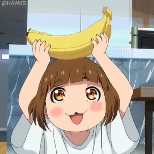 🍌 Стикер «Miri Unasaka» для Telegram