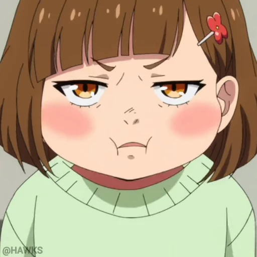 😠 Стикер «Miri Unasaka» для Telegram