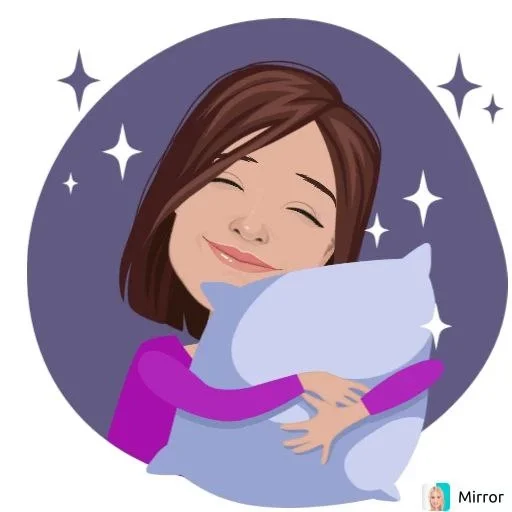😴 Стикер «Mirror» для Telegram