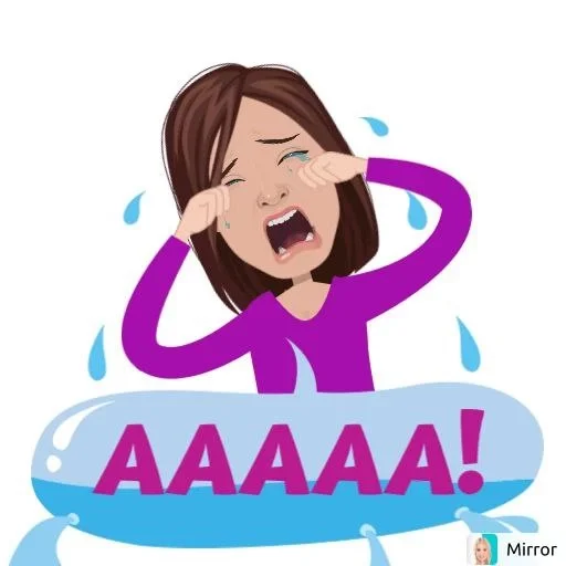 😭 Стикер «Mirror» для Telegram