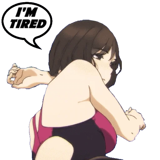 😓 Стикер «MIRU TIGHTS» для Telegram