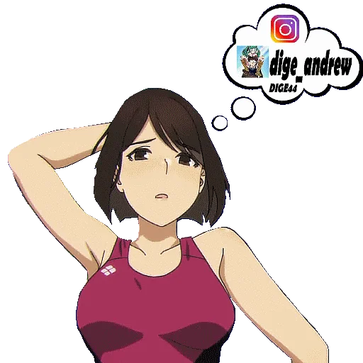 💭 Стикер «MIRU TIGHTS» для Telegram