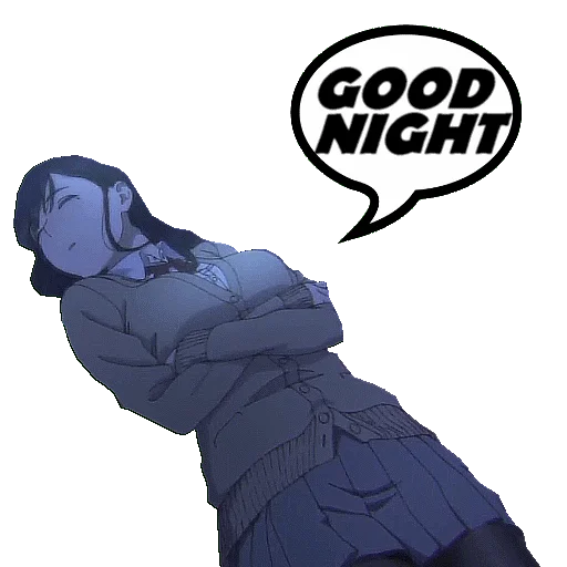 🛌 Стикер «MIRU TIGHTS» для Telegram