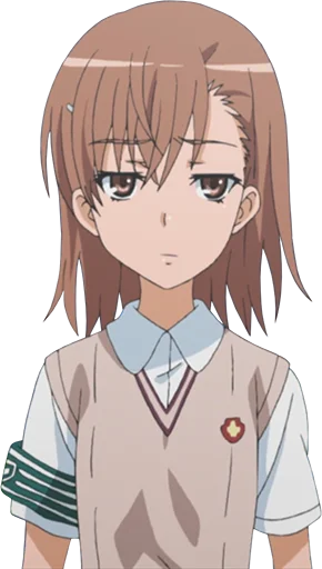 😔 Стикер «Misaka Mikoto» для Telegram