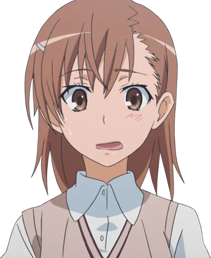 🤨 Стикер «Misaka Mikoto» для Telegram