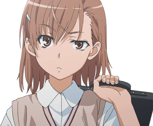 Стикерпак Misaka Mikoto для Telegram