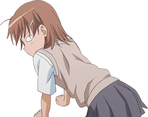 😢 Стикер «Misaka Mikoto» для Telegram