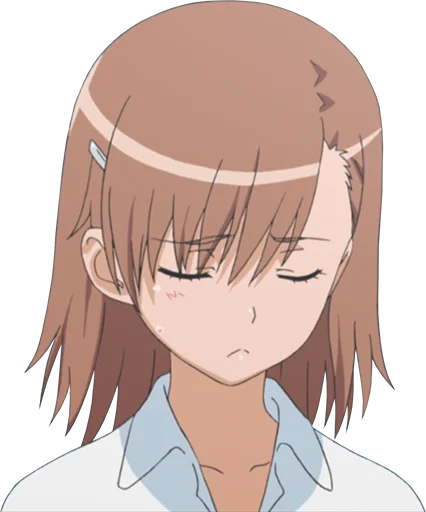 😞 Стикер «Misaka Mikoto» для Telegram