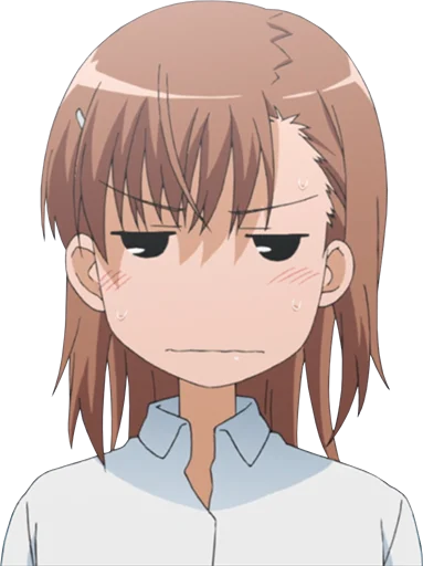 😑 Стикер «Misaka Mikoto» для Telegram