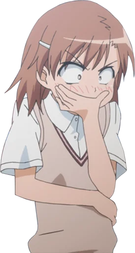 😂 Стикер «Misaka Mikoto» для Telegram