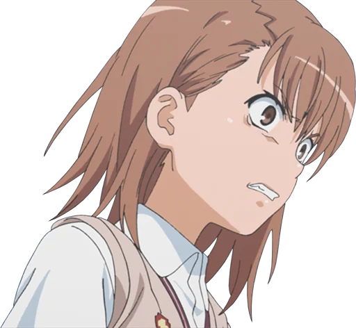 😡 Стикер «Misaka Mikoto» для Telegram